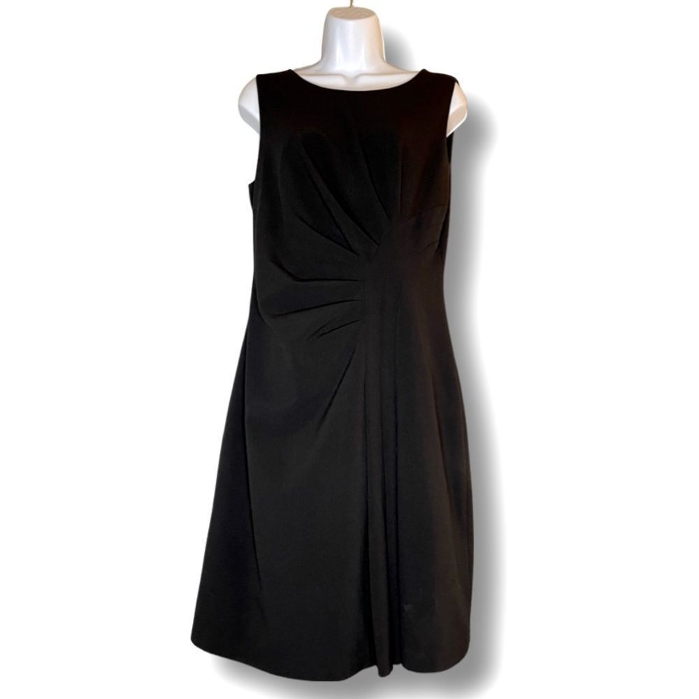 Calvin Klein ​Side Pleated Sleeveless Dress Size 10